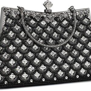 Brand New Clutch 8.5 Black Elegant Vintage